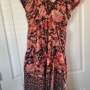 Anthropology, summer dress, 100% cotton. Never worn With pockets!!!